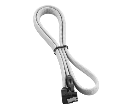 Kabel komputerowy CableMod ModMesh SATA 3 kątowy 60cm - biały